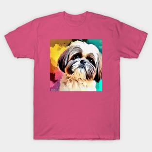 Shih tzu painting T-Shirt